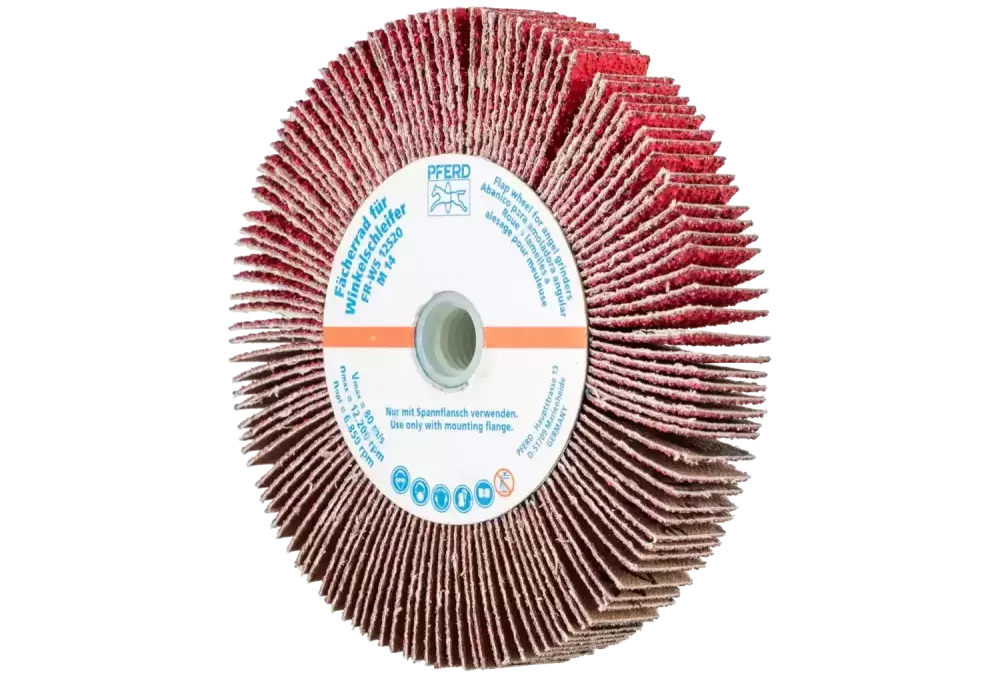 Ściernica listkowa do szlifierki kątowej FR WS Ø 125 × 20 mm M14 CO-COOL40 do stali nierdzewnej 1