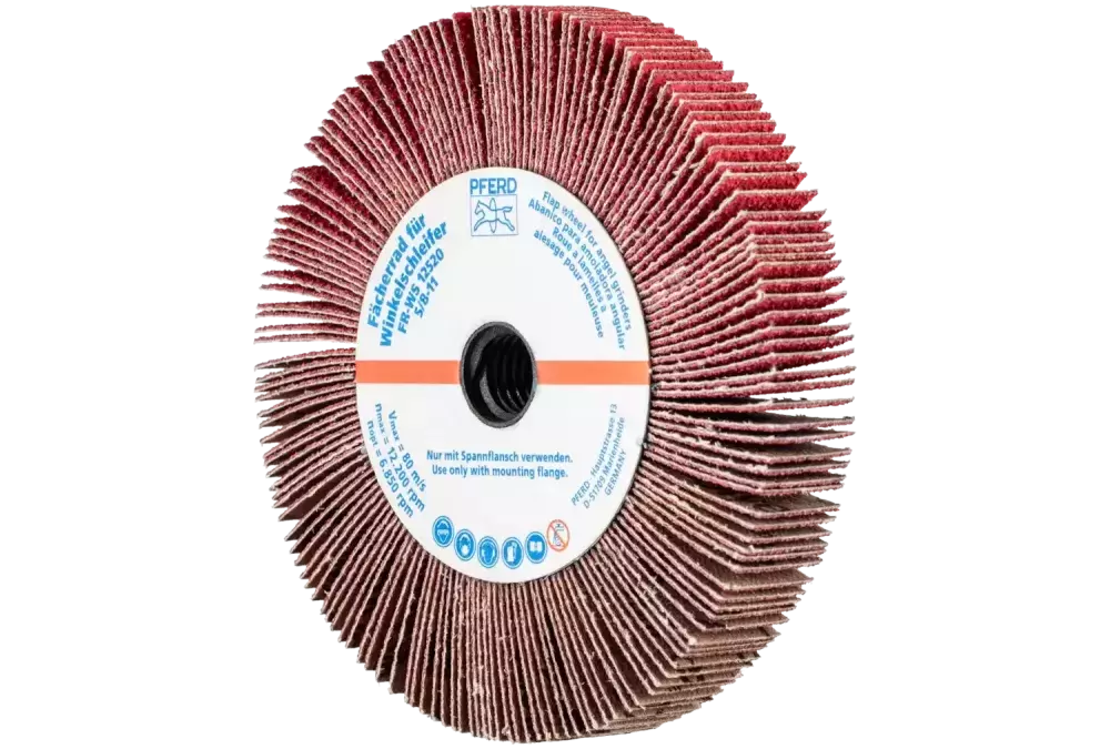 Ściernica listkowa do szlifierki kątowej FR WS Ø 125 × 20 mm 5/8-11 CO-COOL60 do stali nierdzewnej 1