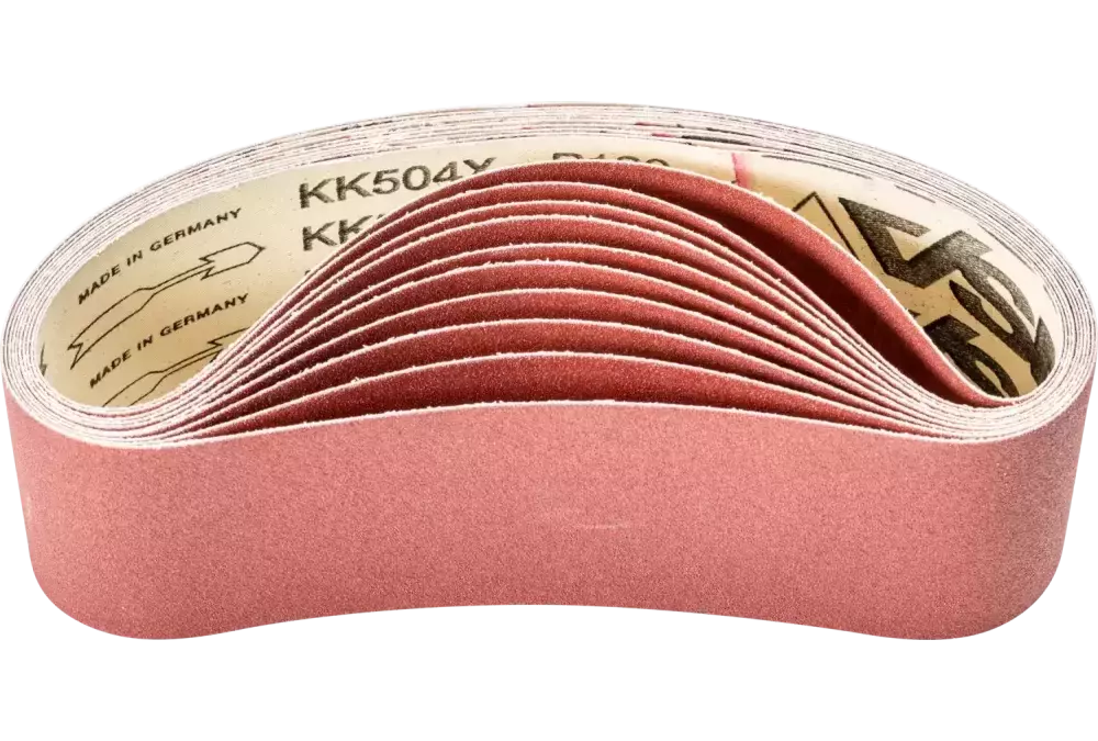 Taśma ścierna BA Korund 75 × 533 mm A120 do uniwersalnego zastosowania ze szlifierką taśmową 1