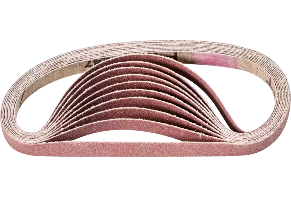Taśma ścierna BA Korund 10 × 330 mm A120 do uniwersalnego zastosowania ze szlifierką taśmową 1