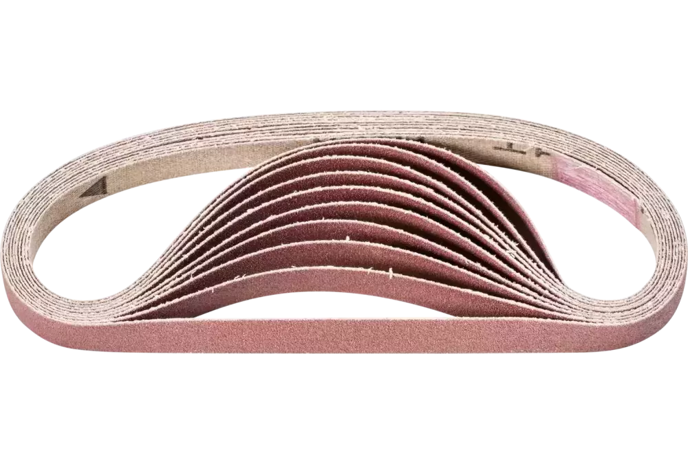 Taśma ścierna BA Korund 10 × 330 mm A180 do uniwersalnego zastosowania ze szlifierką taśmową 1
