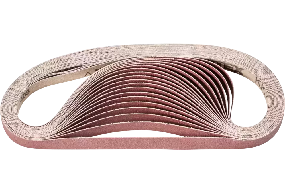 Taśma ścierna BA Korund 12 × 520 mm A180 do uniwersalnego zastosowania ze szlifierką taśmową 1