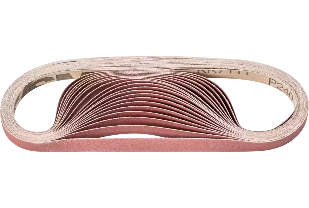 Taśma ścierna BA Korund 12 × 520 mm A240 do uniwersalnego zastosowania ze szlifierką taśmową 1