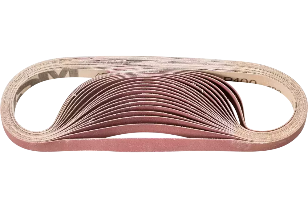 Taśma ścierna BA Korund 12 × 520 mm A400 do uniwersalnego zastosowania ze szlifierką taśmową 1