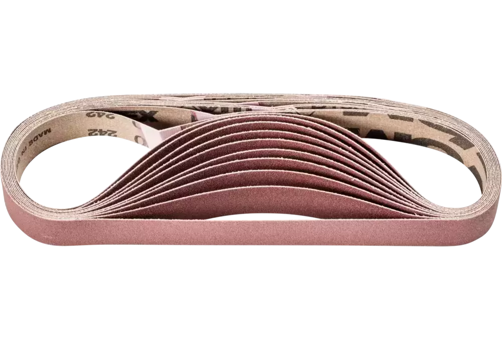 Taśma ścierna BA Korund 20 × 480 mm A180 do uniwersalnego zastosowania ze szlifierką taśmową 1