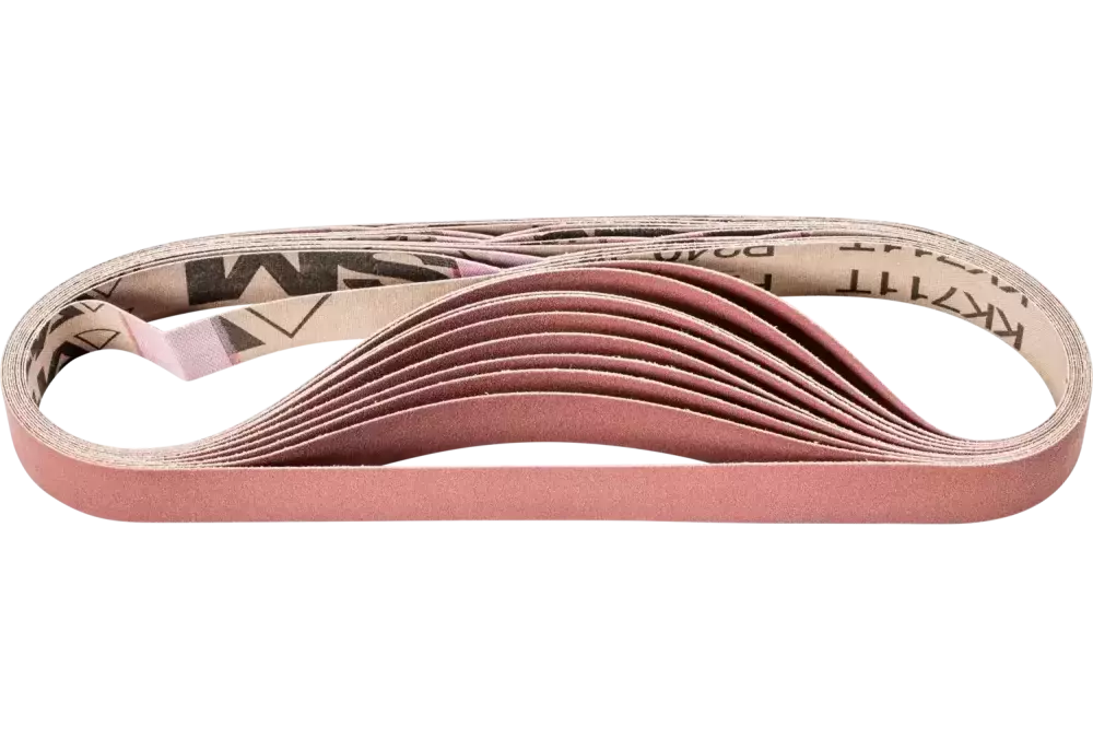 Taśma ścierna BA Korund 20 × 480 mm A240 do uniwersalnego zastosowania ze szlifierką taśmową 1