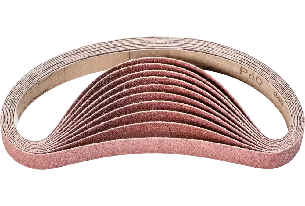 Taśma ścierna BA Korund 20 × 520 mm A60 do uniwersalnego zastosowania ze szlifierką taśmową 1