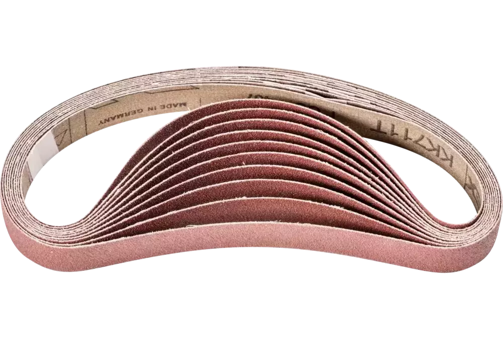 Taśma ścierna BA Korund 20 × 520 mm A80 do uniwersalnego zastosowania ze szlifierką taśmową 1