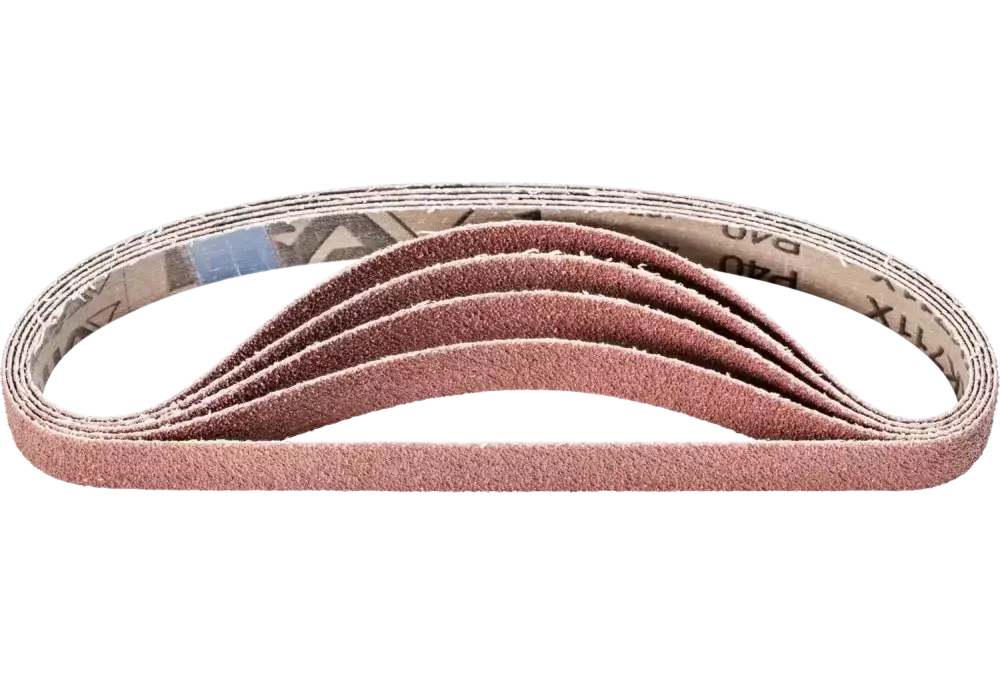 Taśma ścierna BA Korund 20 × 520 mm A40 do uniwersalnego zastosowania ze szlifierką taśmową 1