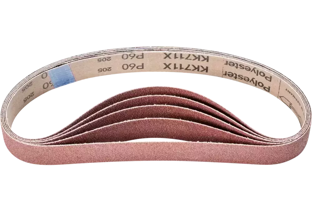Taśma ścierna BA Korund 30 × 610 mm A60 do uniwersalnego zastosowania ze szlifierką taśmową do szlifowania rur 1
