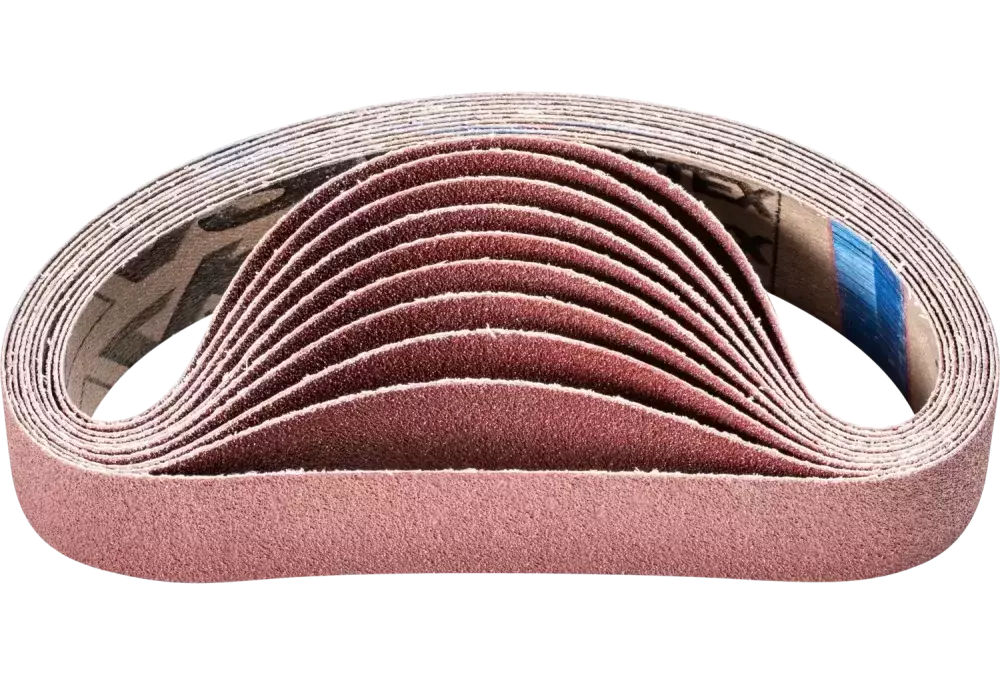 Taśma ścierna BA Korund 35 × 450 mm A60 do uniwersalnego zastosowania ze szlifierką taśmową do szlifowania rur 1