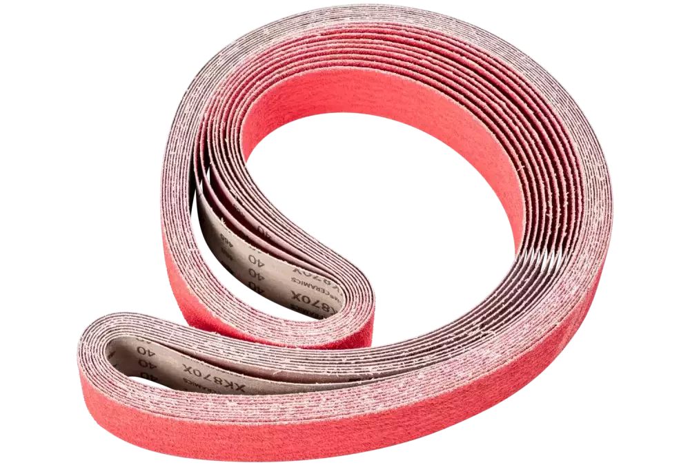 Taśma ścierna z ziarnem ceramicznym BA 50 × 2000 mm CO-COOL40 do szlifowania stali nierdzewnej szlifierką taśmową 1