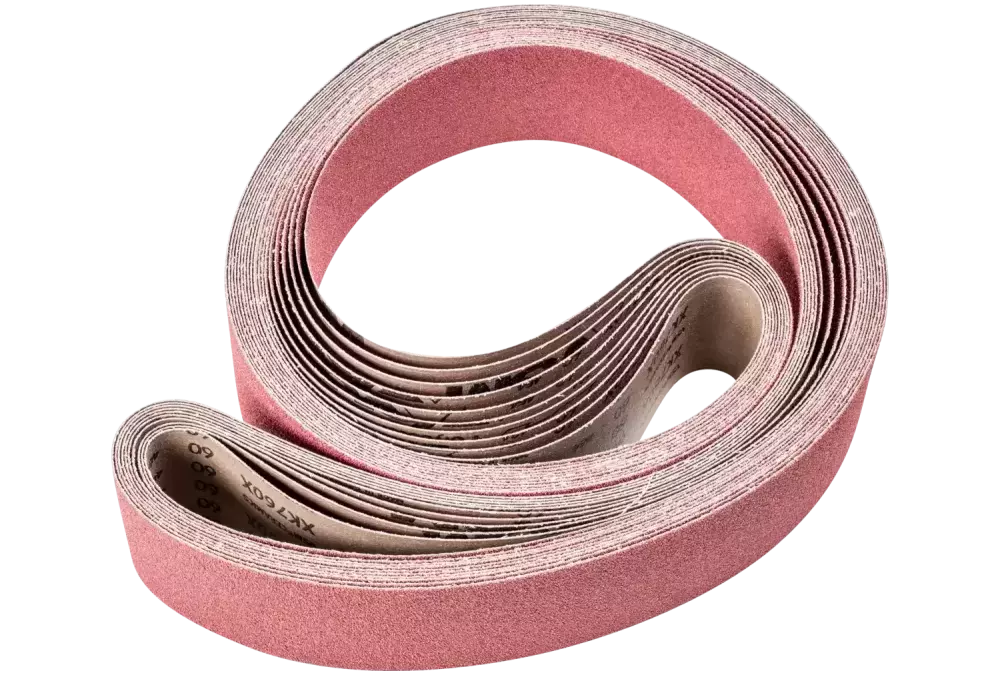 Taśma ścierna z ziarnem ceramicznym BA 75 × 2500 mm CO60 do usuwania maksymalnej ilości materiału na stali szlifierką taśmową 1