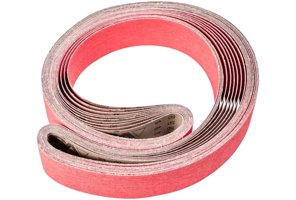 Taśma ścierna z ziarnem ceramicznym BA 75 × 2500 mm CO-COOL50 do szlifowania stali nierdzewnej szlifierką taśmową 1