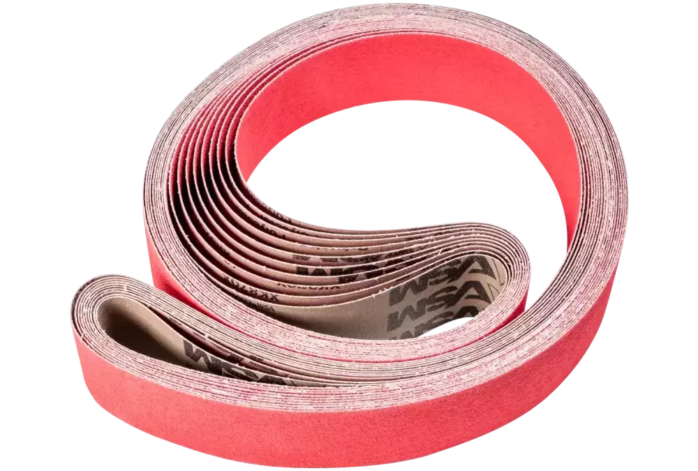 Taśma ścierna z ziarnem ceramicznym BA 75 × 2500 mm CO-COOL60 do szlifowania stali nierdzewnej szlifierką taśmową 1