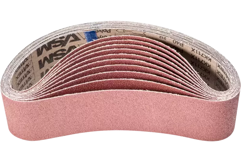 Taśma ścierna BA Korund 100 × 920 mm A40 do uniwersalnego zastosowania ze szlifierką taśmową 1