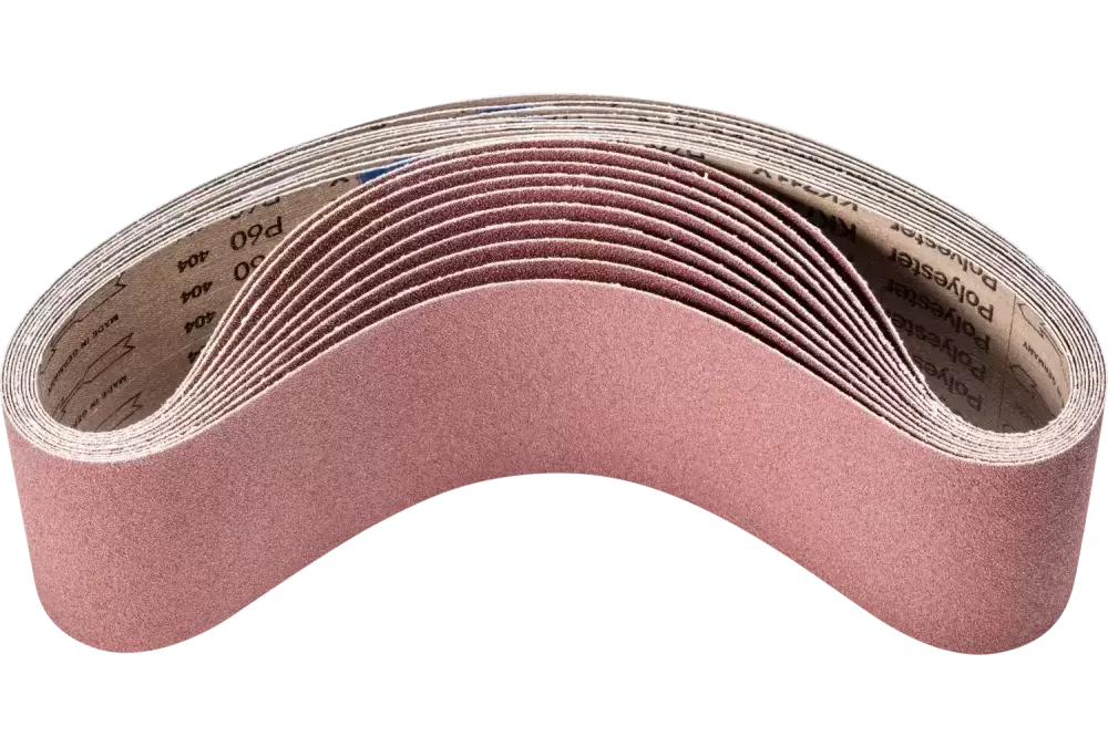 Taśma ścierna BA Korund 100 × 920 mm A60 do uniwersalnego zastosowania ze szlifierką taśmową 1