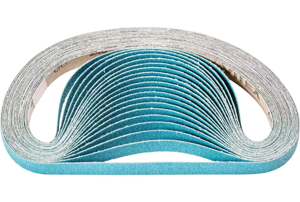 Taśma ścierna cyrkon BA 12 × 520 mm Z80 do szlifu zgrubnego za pomocą szlifierki taśmowej 1