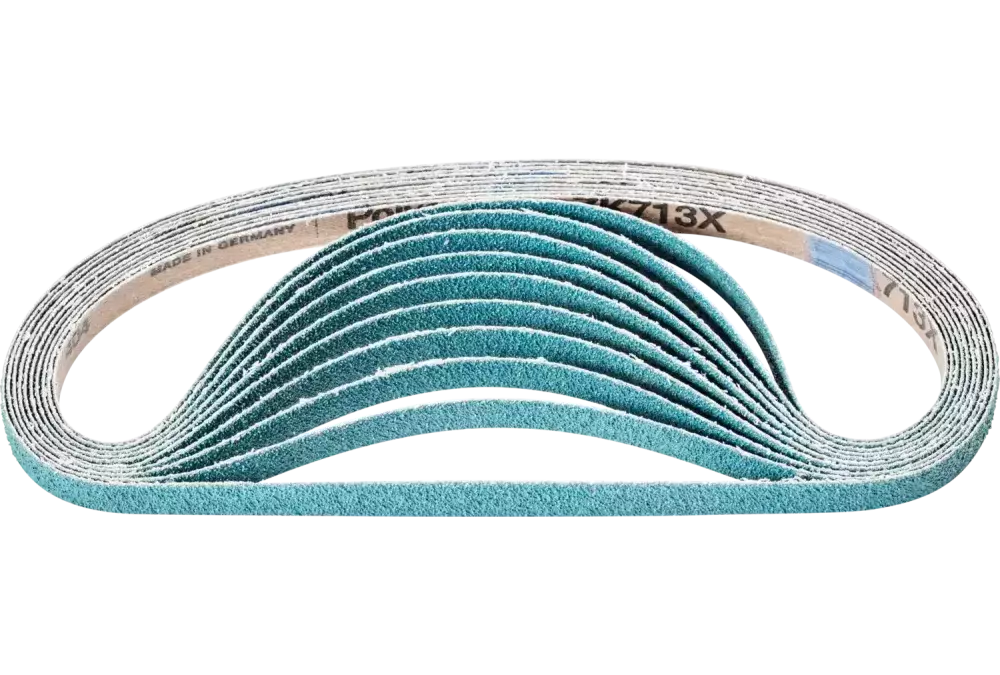 Taśma ścierna cyrkon BA 12 × 610 mm Z40 do szlifu zgrubnego za pomocą szlifierki taśmowej 1