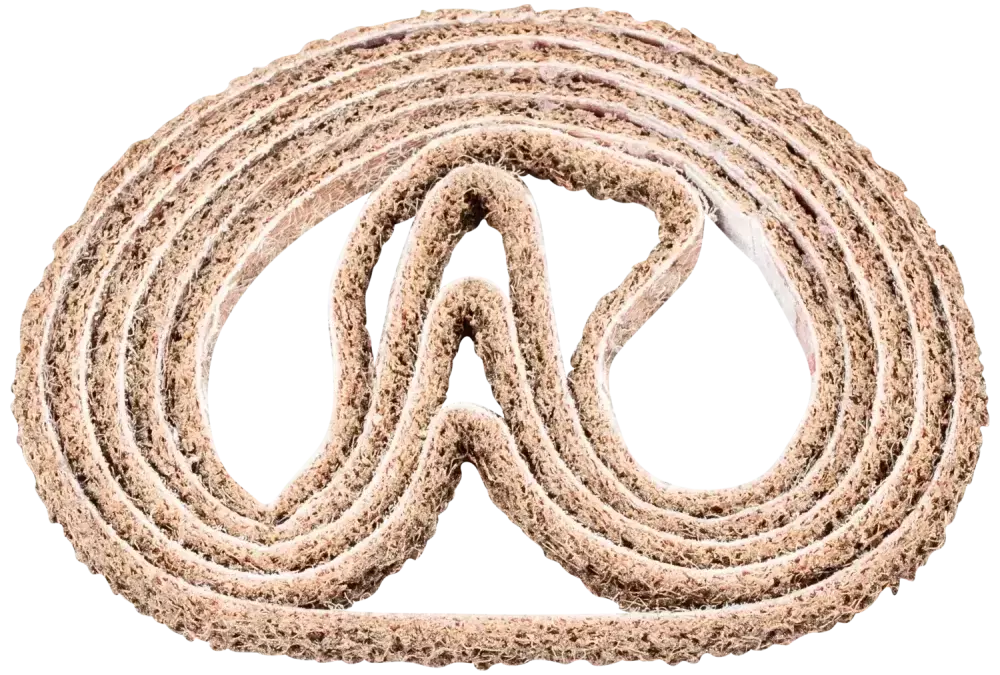 Taśma ścierna włókninowa VB 6 × 305 mm A100 G do szlifu dokładnego i wykończeniowego za pomocą szlifierki taśmowej 1
