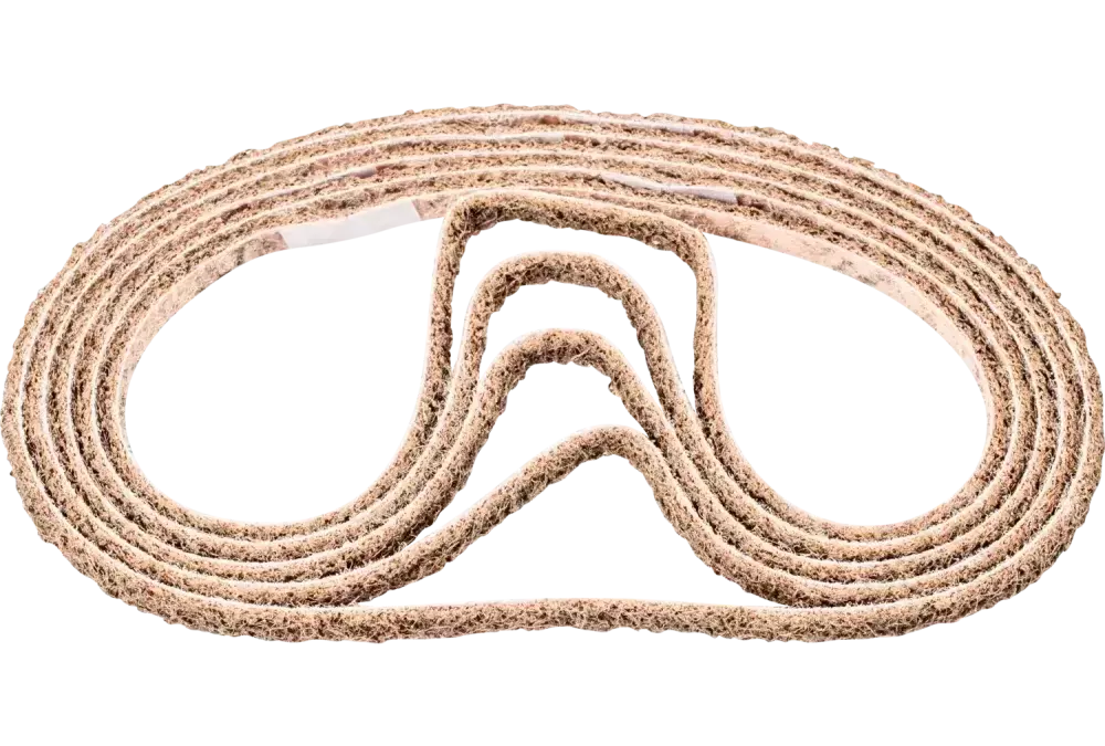 Taśma ścierna włókninowa VB 6 × 520 mm A100 G do szlifu dokładnego i wykończeniowego za pomocą szlifierki taśmowej 1