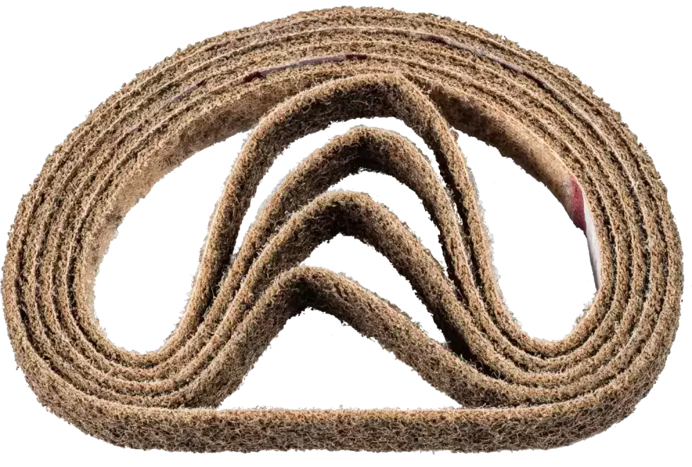 Taśma ścierna włókninowa VB 20 × 520 mm A100 G do szlifu dokładnego i wykończeniowego za pomocą szlifierki taśmowej 1
