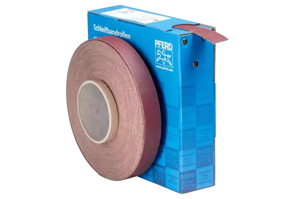 Rolka ścierna, płótno SBR Korund szerokość 25 mm × długość 50 m A180 do uniwersalnego zastosowania 1