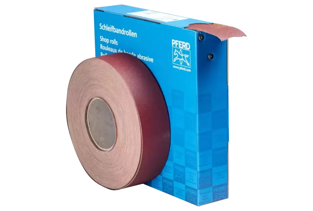 Rolka ścierna, płótno SBR Korund szerokość 50 mm × długość 50 m A120 do uniwersalnego zastosowania 1