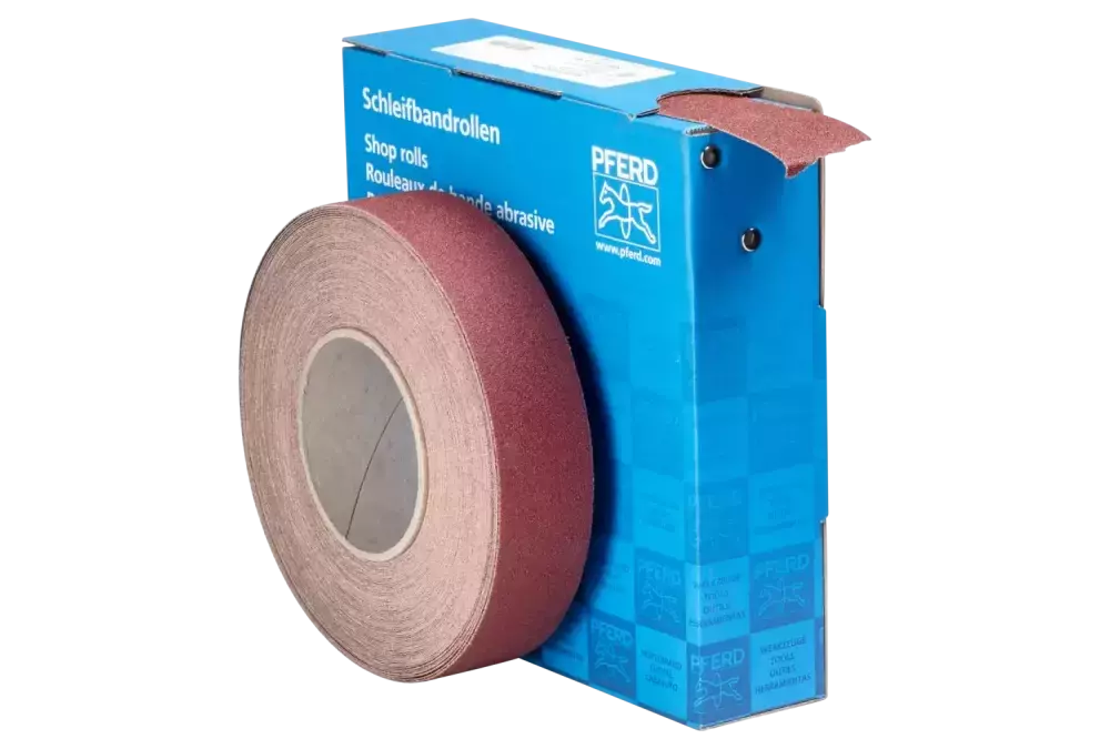 Rolka ścierna, płótno SBR Korund szerokość 38 mm × długość 25 m A80 do uniwersalnego zastosowania 1