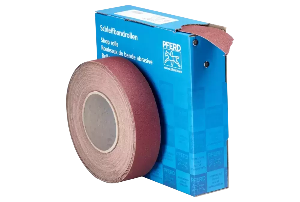 Rolka ścierna, płótno SBR Korund szerokość 38 mm × długość 25 m A100 do uniwersalnego zastosowania 1