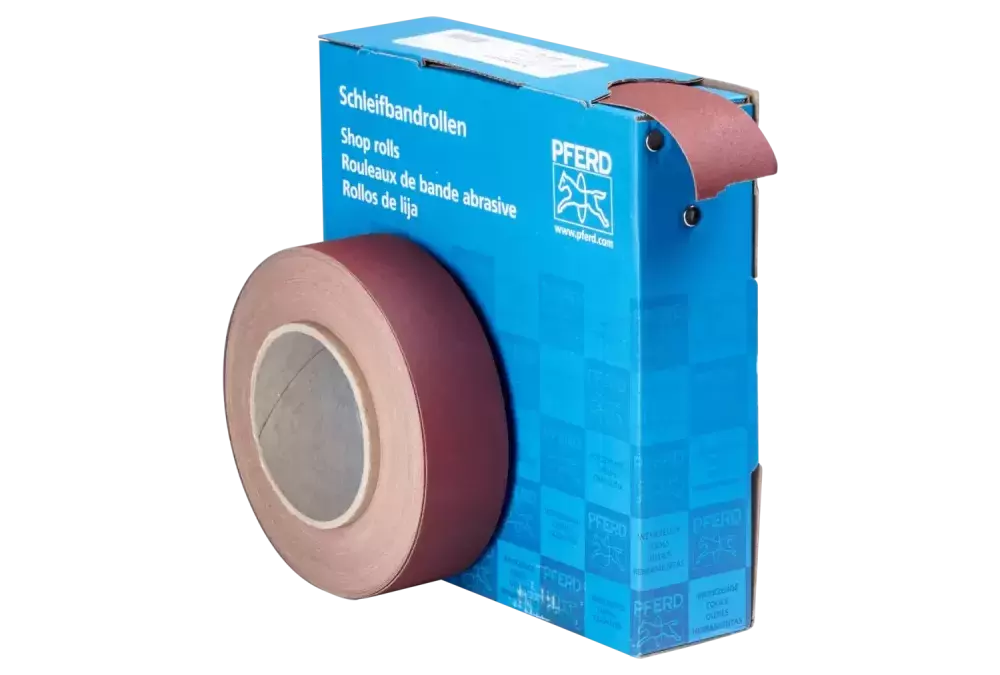 Rolka ścierna, płótno SBR Korund szerokość 38 mm × długość 25 m A240 do uniwersalnego zastosowania 1