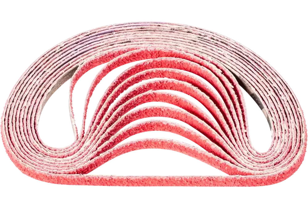 Taśma ścierna z ziarnem ceramicznym BA 6 × 305 mm CO-COOL60 do szlifowania stali nierdzewnej szlifierką taśmową 1
