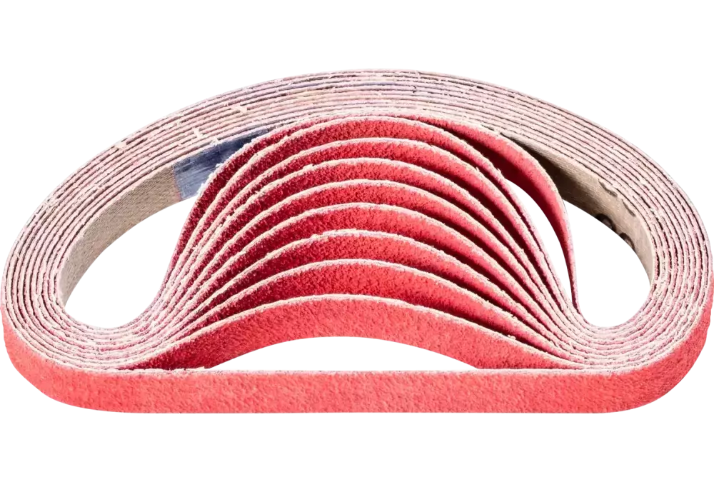 Taśma ścierna z ziarnem ceramicznym BA 12 × 330 mm CO-COOL80 do szlifowania stali nierdzewnej szlifierką taśmową 1