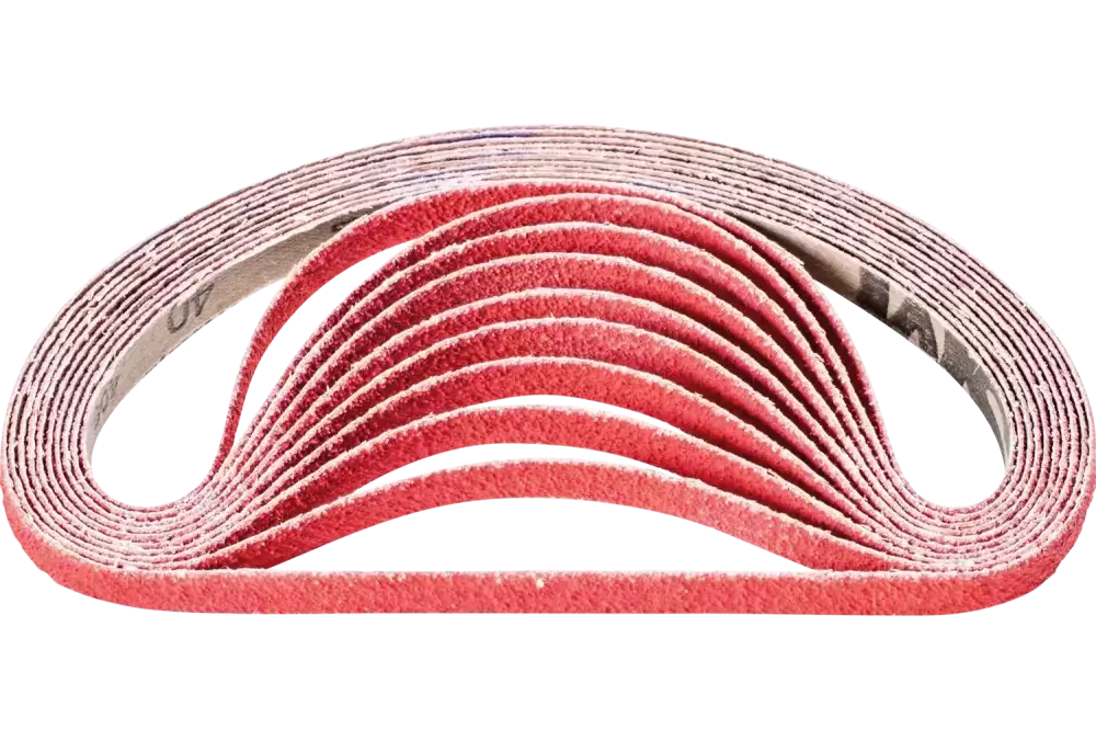 Taśma ścierna z ziarnem ceramicznym BA 12 × 520 mm CO-COOL40 do szlifowania stali nierdzewnej szlifierką taśmową 1