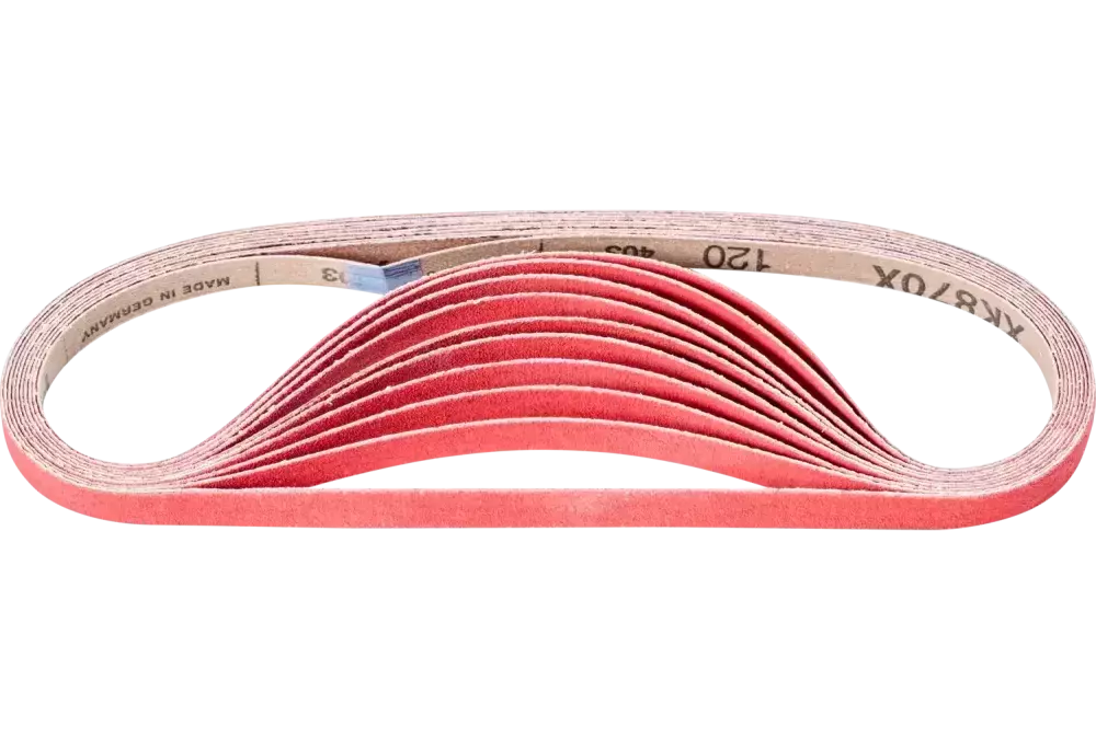 Taśma ścierna z ziarnem ceramicznym BA 12 × 610 mm CO-COOL120 do szlifowania stali nierdzewnej szlifierką taśmową 1