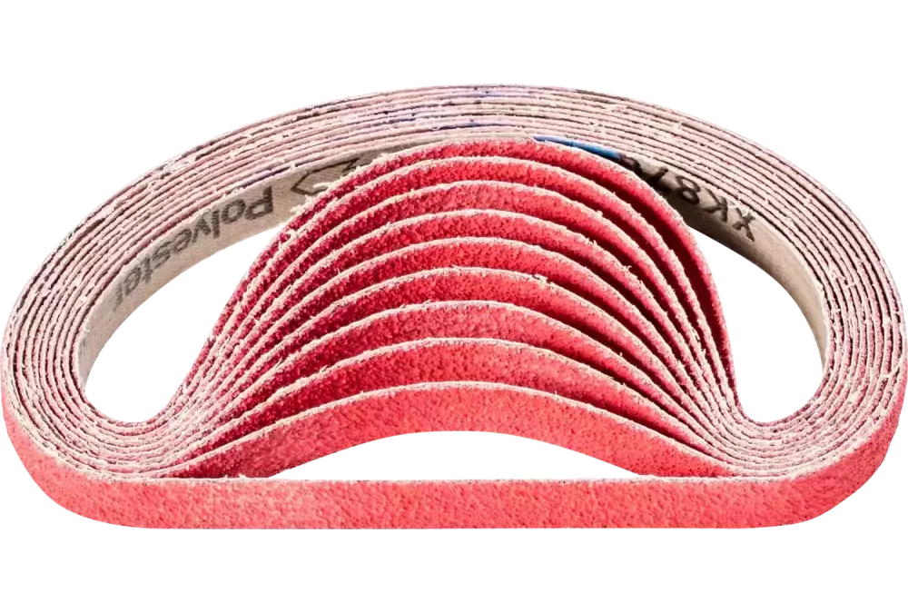 Taśma ścierna z ziarnem ceramicznym BA 16 × 480 mm CO-COOL40 do szlifowania stali nierdzewnej szlifierką taśmową 1