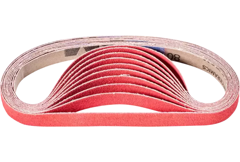 Taśma ścierna z ziarnem ceramicznym BA 16 × 480 mm CO-COOL80 do szlifowania stali nierdzewnej szlifierką taśmową 1