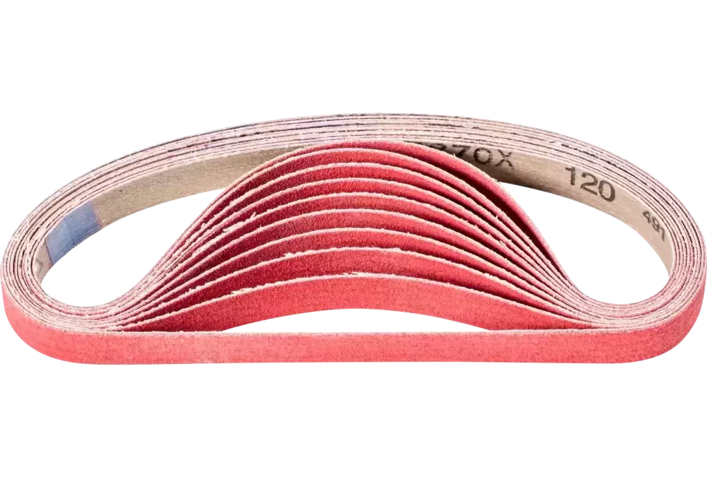 Taśma ścierna z ziarnem ceramicznym BA 16 × 480 mm CO-COOL120 do szlifowania stali nierdzewnej szlifierką taśmową 1