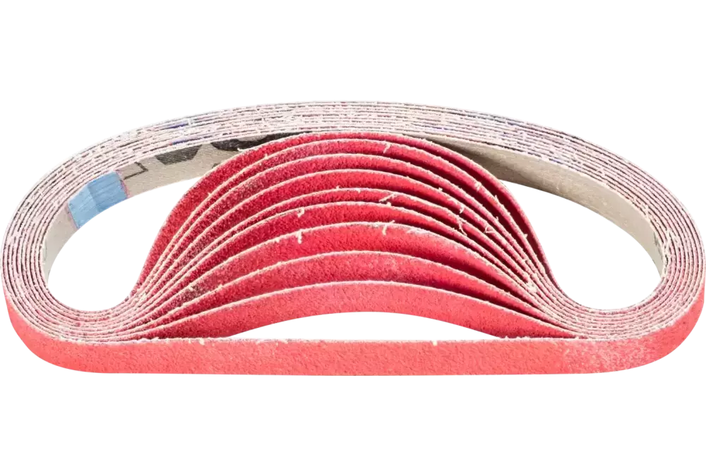 Taśma ścierna z ziarnem ceramicznym BA 16 × 520 mm CO-COOL60 do szlifowania stali nierdzewnej szlifierką taśmową 1