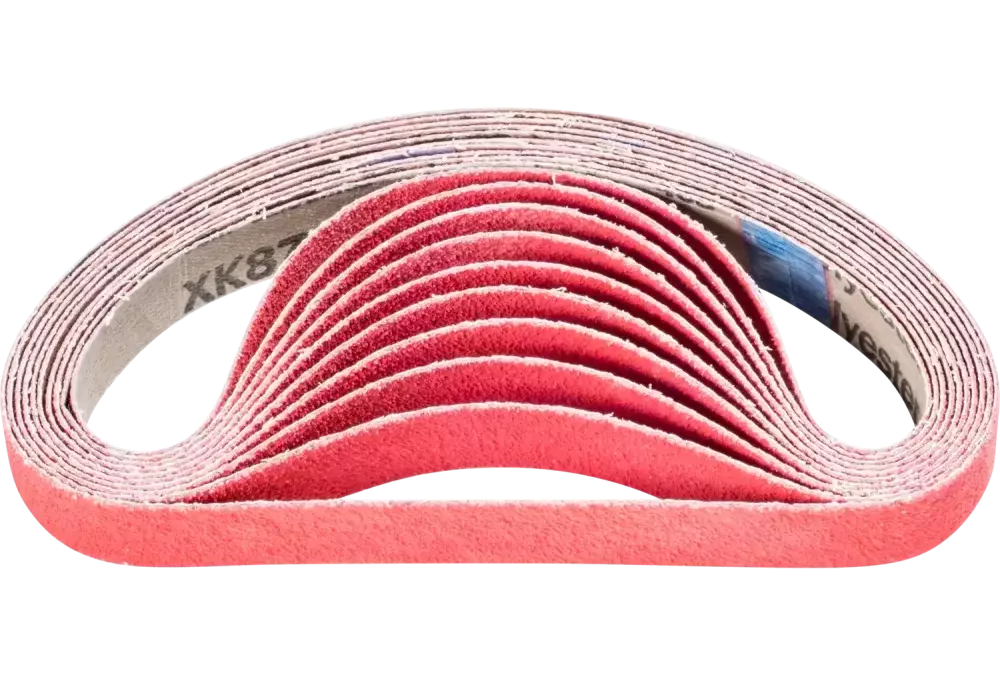 Taśma ścierna z ziarnem ceramicznym BA 20 × 480 mm CO-COOL60 do szlifowania stali nierdzewnej szlifierką taśmową 1