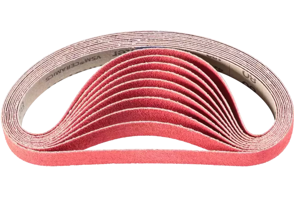 Taśma ścierna z ziarnem ceramicznym BA 20 × 480 mm CO-COOL80 do szlifowania stali nierdzewnej szlifierką taśmową 1