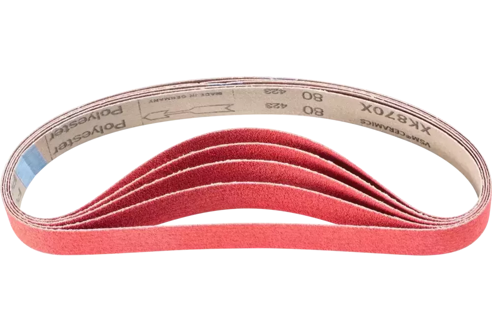 Taśma ścierna z ziarnem ceramicznym BA 30 × 610 mm CO-COOL80 do szlifowania stali nierdzewnej szlifierką taśmową do rur 1