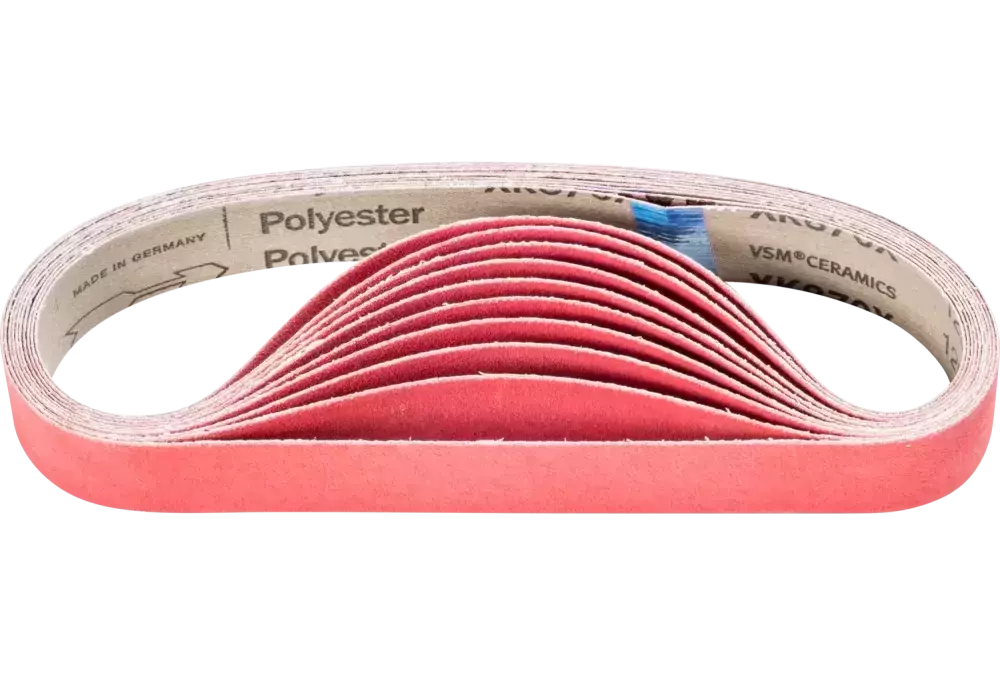 Taśma ścierna z ziarnem ceramicznym BA 30 × 610 mm CO-COOL120 do szlifowania stali nierdzewnej szlifierką taśmową do rur 1
