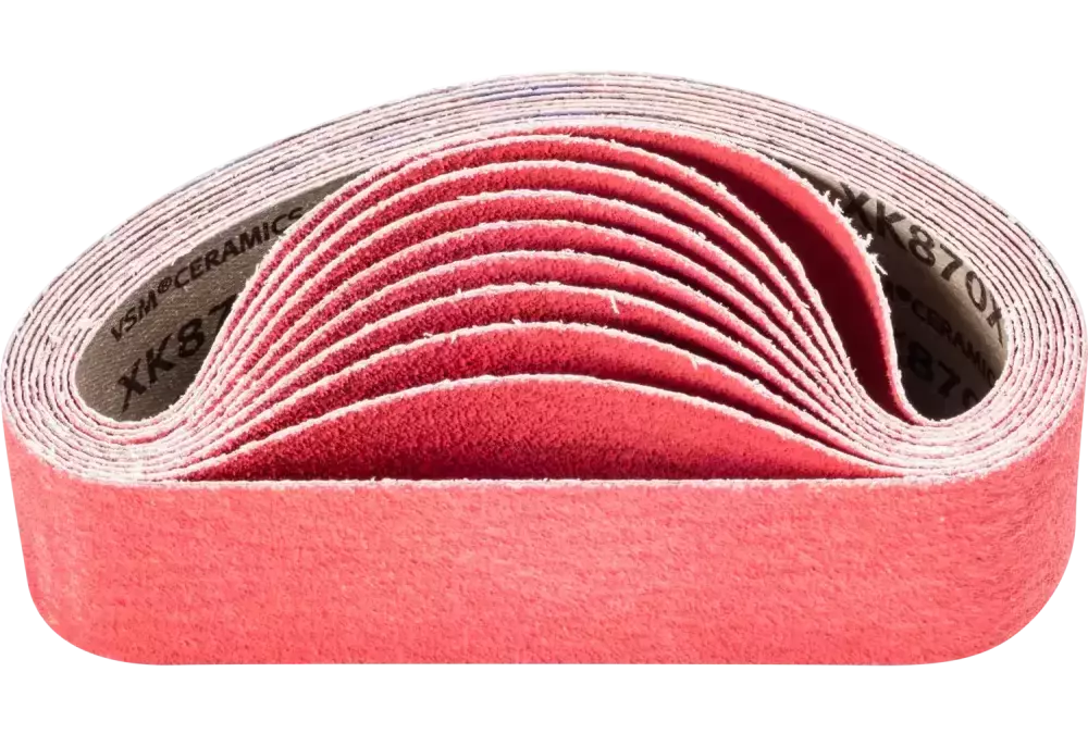 Taśma ścierna z ziarnem ceramicznym BA 50 × 450 mm CO-COOL60 do szlifowania stali nierdzewnej szlifierką taśmową do rur 1