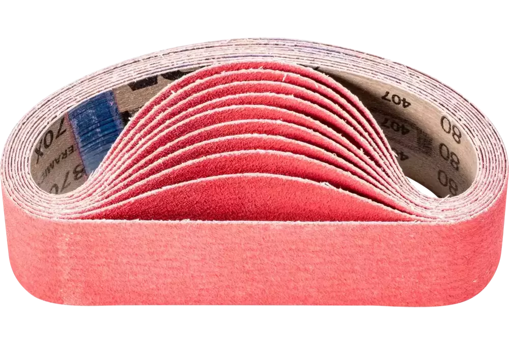 Taśma ścierna z ziarnem ceramicznym BA 50 × 450 mm CO-COOL80 do szlifowania stali nierdzewnej szlifierką taśmową do rur 1