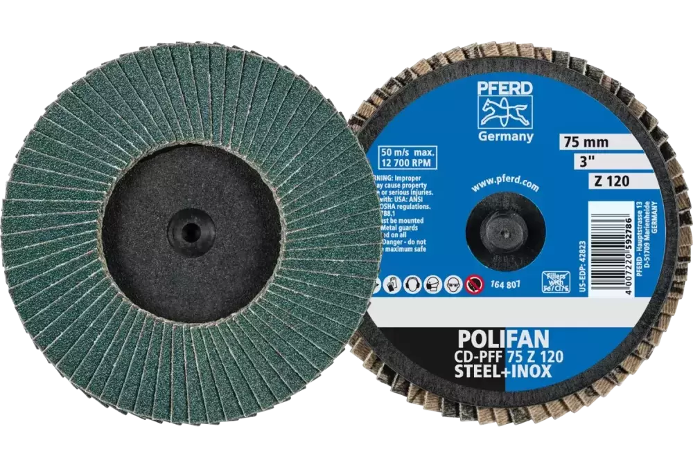 COMBIDISC Zirkon Mini-POLIFAN CDR Ø 75 mm Z120 do stali hartowanej 1