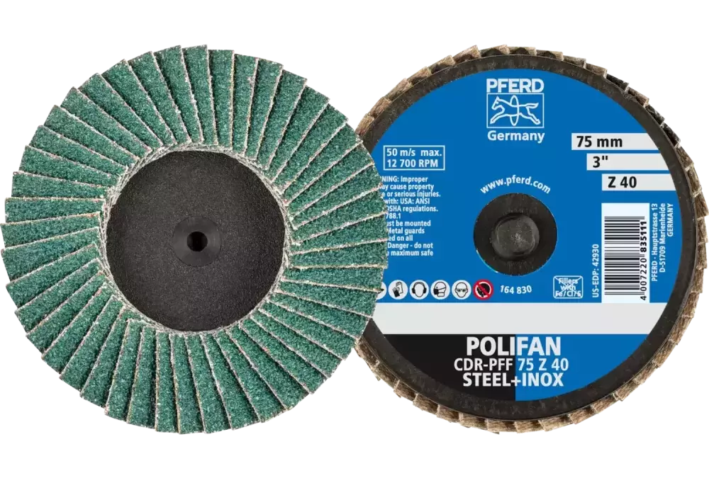 COMBIDISC Zirkon Mini-POLIFAN CDR Ø 75 mm Z40 do stali hartowanej 1