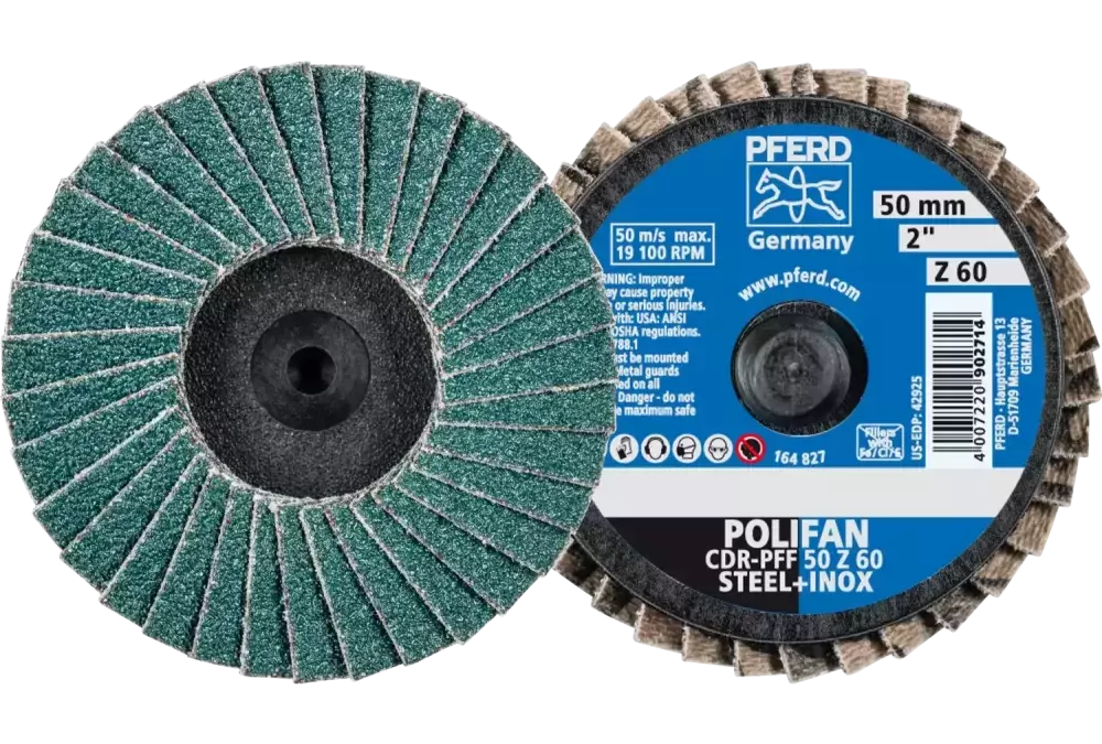 COMBIDISC Zirkon Mini-POLIFAN CDR Ø 50 mm Z60 do stali hartowanej 1