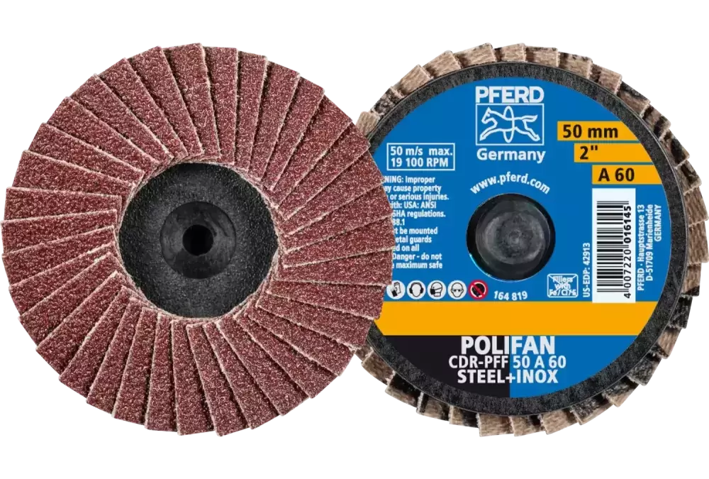 COMBIDISC Mini-POLIFAN Korund CDR Ø 50 mm A60 do zastosowań uniwersalnych 1