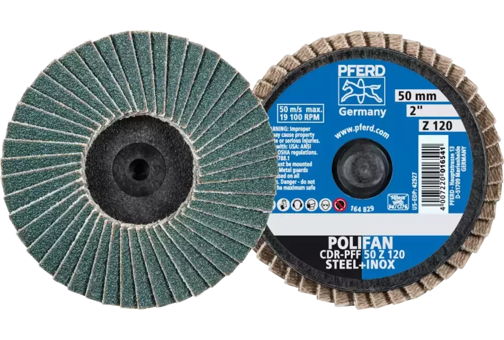 COMBIDISC Zirkon Mini-POLIFAN CDR Ø 50 mm Z120 do stali hartowanej 1